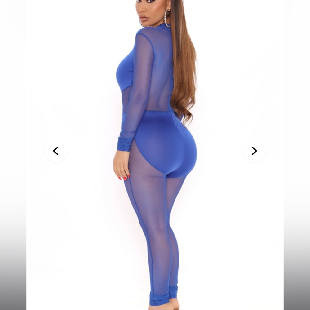 NWT fashion Nova jumpsuit 💙 - Picture 4 of 9